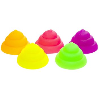 NEON KAKAS STRESA BUMBIŅA - MIX KRĀSAS - DISPLEJĀ (50 gab.)