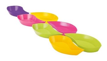 Zak! Designs Uzkodu Trauku Komplekts Flora Lapas, 7 gab. (1 kompl.)
