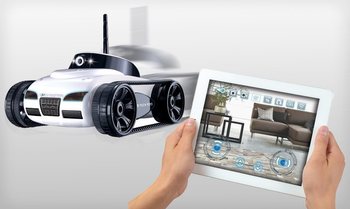Ar lietotni vadāms bezvadu spiegu tanks I-SPY