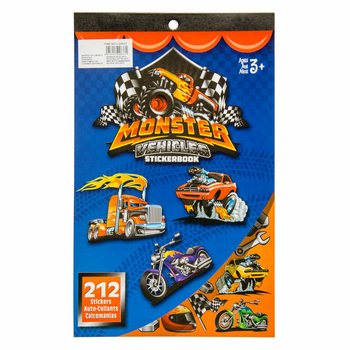 Monster Truck uzlīmju grāmata 212 daļas (12 gab.)