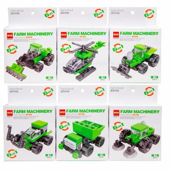 BRICKS KONSTRUKTORI - LAUKSAIMNIECĪBAS TEHNIKA (12 gab.)