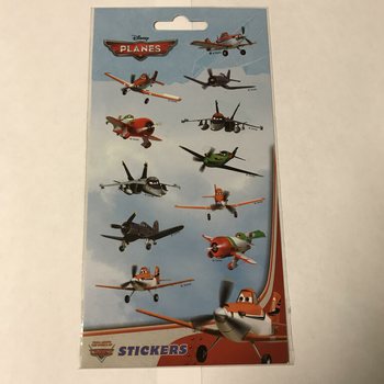 Uzlīmju lapa: DISNEY PLANES, izm. 20 x 10 cm (10 gab.)