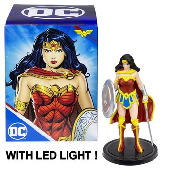 DC COMICS - BRĪNUMSIEVIETES (WONDER WOMAN) LED FIGŪRA - 11 CM (36 gab.)