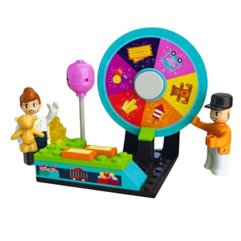 KIDS BRICKS FUN PARK - BŪVNIECĪBAS BLOKU KOMPLEKTS - 130 DAĻAS (1 gab.)