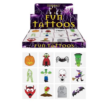 Fun Tattoos – Halovīna modelis (48 iepakojumi x 12 gab.)