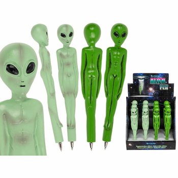 Alien 3D lodīšu pildspalvas displejā (12 gab.) - MEGA LĒTI
