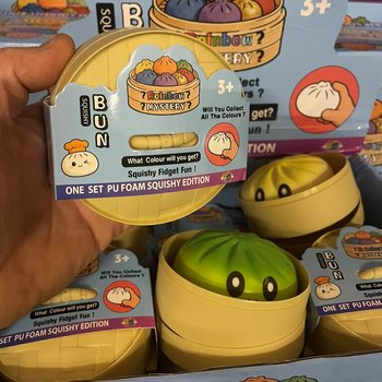 RAGE - Squishy Bun Dumplings LIELI - ONE SET PU FOAM SQUISHY EDITION (12 gab.)