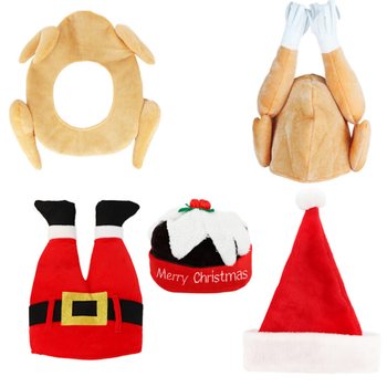 MIKSS EKSKLUZĪVAS JAUTRAS ZIEMASSVĒTKU CEPURES - XMAS CAPS (6 gab.)