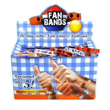 ***ĻOTI LĒTI*** FAN BANDS / HOLANDES APROCES DISPLEJĀ (160 gab.)