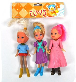 3 Mini lellītes maisiņā (10 gab. iepakojums)