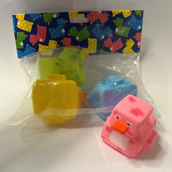 Spēļu pīlī&scaron;u mikss - Vannas pīles 6x5 cm (4 gab.)