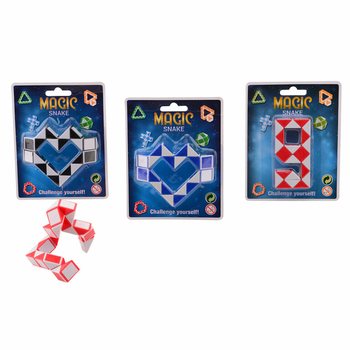 MAGIC SNAKE - 3D Čūskas Puzle uz Kartītes (24 gab.)