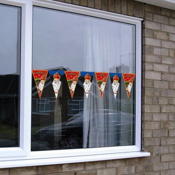 Sinterklaas Logu Uzlīmes (12 gab.)