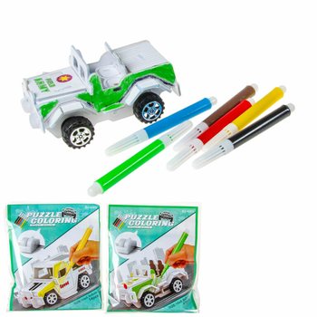 3D puzle Saliec un izkrāso savu auto (12 gab.)