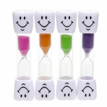 Zobu tīrīšanas smilšu pulkstenis - 3 minūtes - Zoba forma (50 gab.)