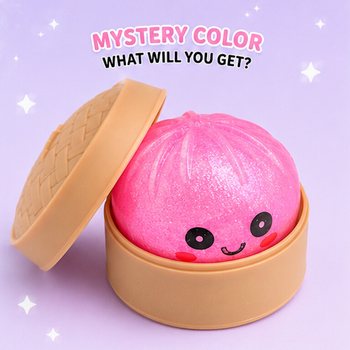 RAGE - Squishy SUGAR EDITION Bun Dumplings MAZIE (5.3 x 5.3 x 4.1 Cm) Viral 2026 Fidget Toy (24 gab.)