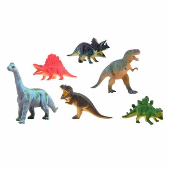ANIMAL WORLD - Dinozauru rotaļu komplekts (6 figūras)