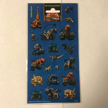 UZLĪMES: DINOTRUX, Izm. 20 x 10 cm (10 gab.)