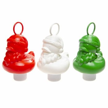 Ziemassvētku pīlītes mak&scaron;ķerē&scaron;anai XMAS DUCKZ - 12 CM (15 gab.)