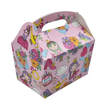 BĒRNU IZVĒLNES KASTE: PRINCESE - Izm. 18.5x12x19 CM - PĀRTIKAS KASTE (24 gab.)