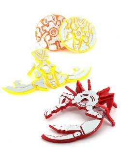 3-D TRANSFORMĒJAMS DISKS (24 gab.)