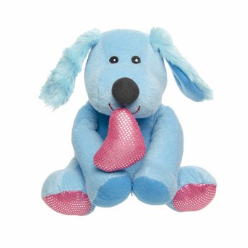 PLĪ&Scaron;A SUNS AR SIRDI - 17 CM - KRĀSU MIX (12 gab.)