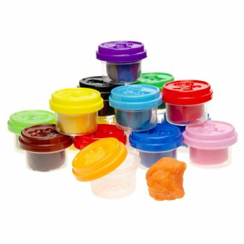 FUN DOUGH - Plastilīns trauciņos (1 iepakojums, 15 gab.)