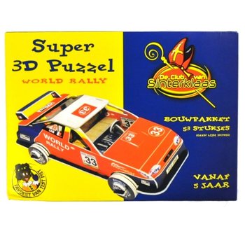 SUPER 3D PUZLE "WORLD RALLY" (6 gab.)