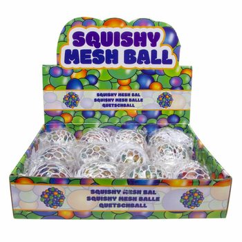 SQUISHY TĪKLA BUMBIŅAS DISPLEJĀ (12 gab.)