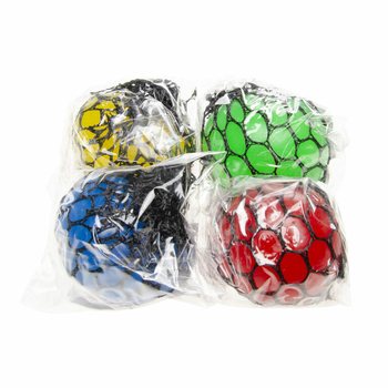 SQUISHY BUMBIŅA - Diametrs: 5 CM - SPILGTU KRĀSU MIX DISPLEJĀ (24 gab.)