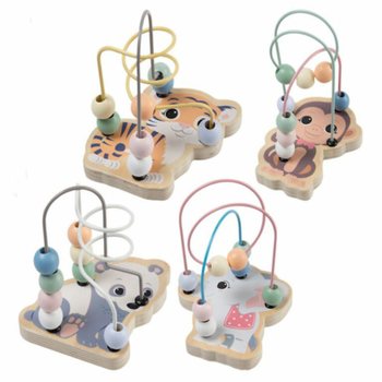JOUECO&reg; Koka krellī&scaron;u labirints Dzīvnieki - No 12 mēne&scaron;iem