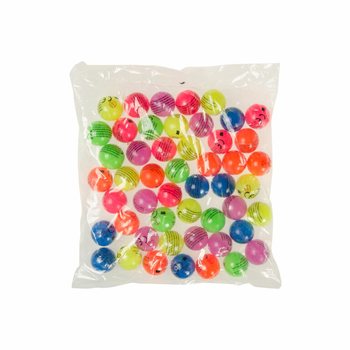 MIX LĒKĀJO&Scaron;ĀS BUMBIŅAS NEONA KRĀSĀS &Oslash; 3,2 cm (50 gab.)