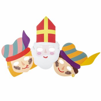 SINTERKLAAS - PUTU GUMIJAS MASKAS SV. NIKOLAJS UN PIETS (48 gab.)