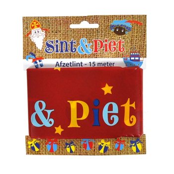 NOROBEŽOJO&Scaron;Ā LENTA &bdquo;SINTERKLAAS&ldquo; - 15 METRI (12 gab.)