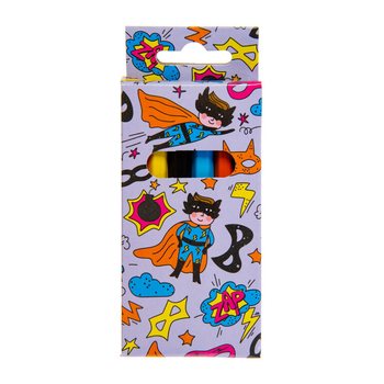 6 Krāsu Zīmuļu Komplekts - Superhero (24 gab.)