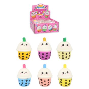 Bubble Tea Squeeze Fidget - krāsu mikss displejā (12 gab.)