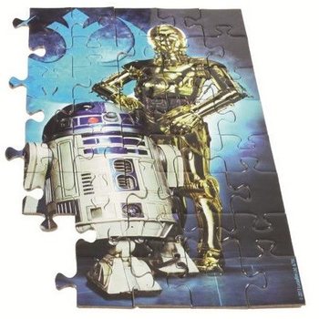 STAR WARS PUZLE PĀRSTEIGUMA MAISIŅĀ 22 X 14 CM (8 gab.)
