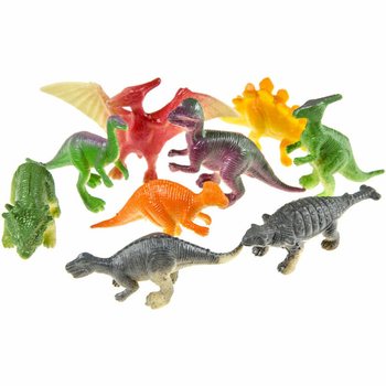 12 GAB. DINOZAURU ROTAĻU FIGŪRIŅAS IEPAKOJUMĀ (6 gab.)