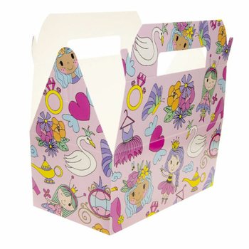 Bērnu Izvēlnes Kastīte Princese - Menu Box - 22,5 x 12 x 9,5 cm (24 gab.)