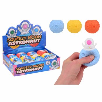Astronaut Squeezy Moon Ball - Displejā (12 gab.)