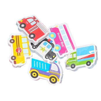 TRANSPORTLĪDZEKĻU DZĒ&Scaron;GUMIJAS - DISPLEJĀ (36 gab.)