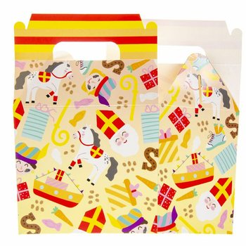 SINTERKLAAS IZVĒLNES KASTE / APSTRĀDES KASTĪTE 14x10x17 cm (12 gab.)