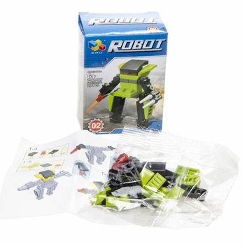 Būvniecības Klucīši Roboti (12 gabali displejā)