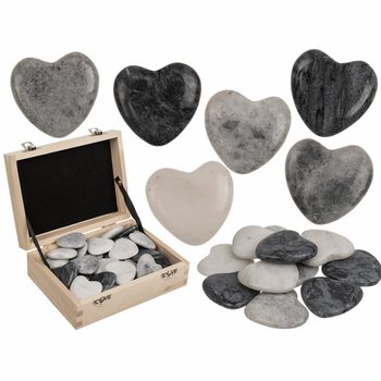 DABĪGIE AKMEŅI SIRDS FORMĀ - WORRY STONES (36 gab.)