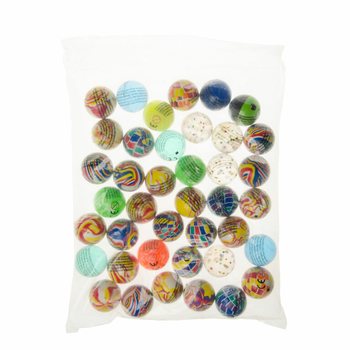 MIX Lēkājo&scaron;ās bumbiņas &Oslash; 4,5 cm (40 gab.)
