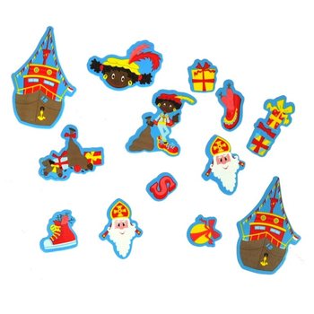 60 Putuplasta Uzlīmes &bdquo;Sinterklaas & Piet&rdquo; (3 komplekti)