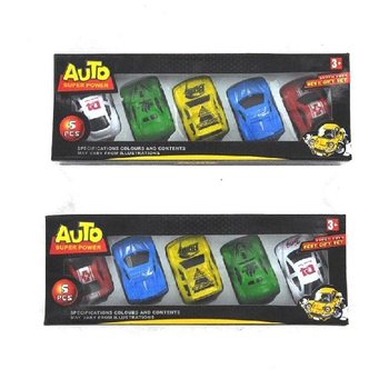 5 Mini Pull-Back Automašīnas Kastītē (3 gab.)