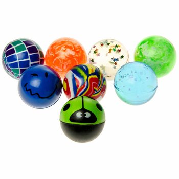 MIX Lēkājo&scaron;ās bumbiņas &Oslash; 4,5 cm (40 gab.)