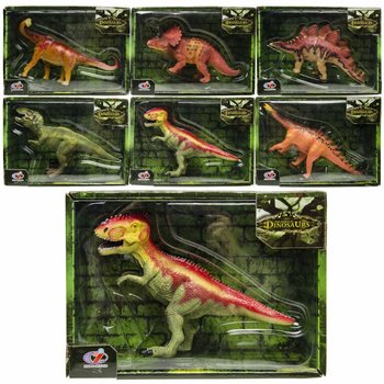 Dinozauru rotaļu figūras - Luksusa dāvanu kaste - Mikss (6 gab. komplekts)