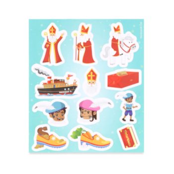 FUN STICKERS &ndash; MODELIS: SINTERKLAAS (120 gab.)